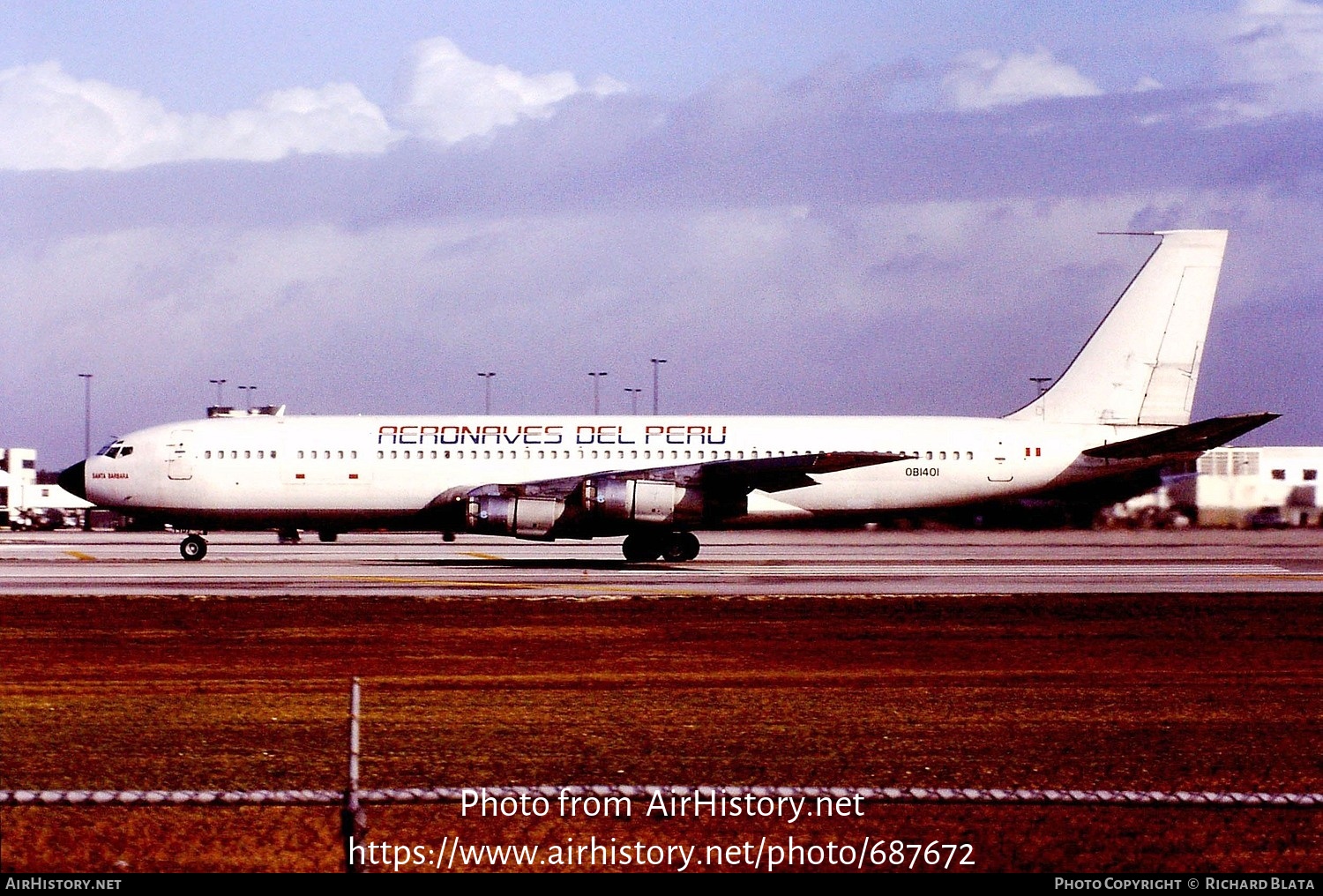 Aircraft Photo of OB-1401 | Boeing 707-351C | Aeronaves del Peru | AirHistory.net #687672