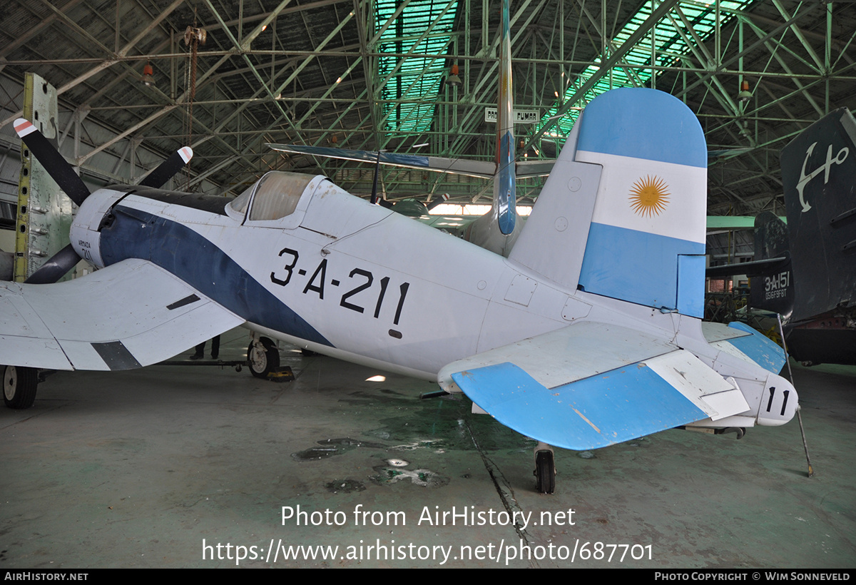 Aircraft Photo of 0391 | Vought F4U-5 Corsair | Argentina - Navy | AirHistory.net #687701