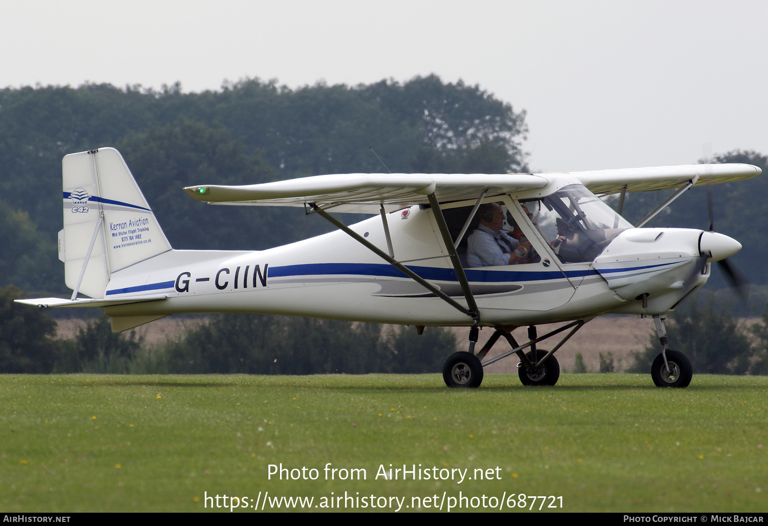 Aircraft Photo of G-CIIN | Comco Ikarus C42-FB100 | Kernan Aviation | AirHistory.net #687721