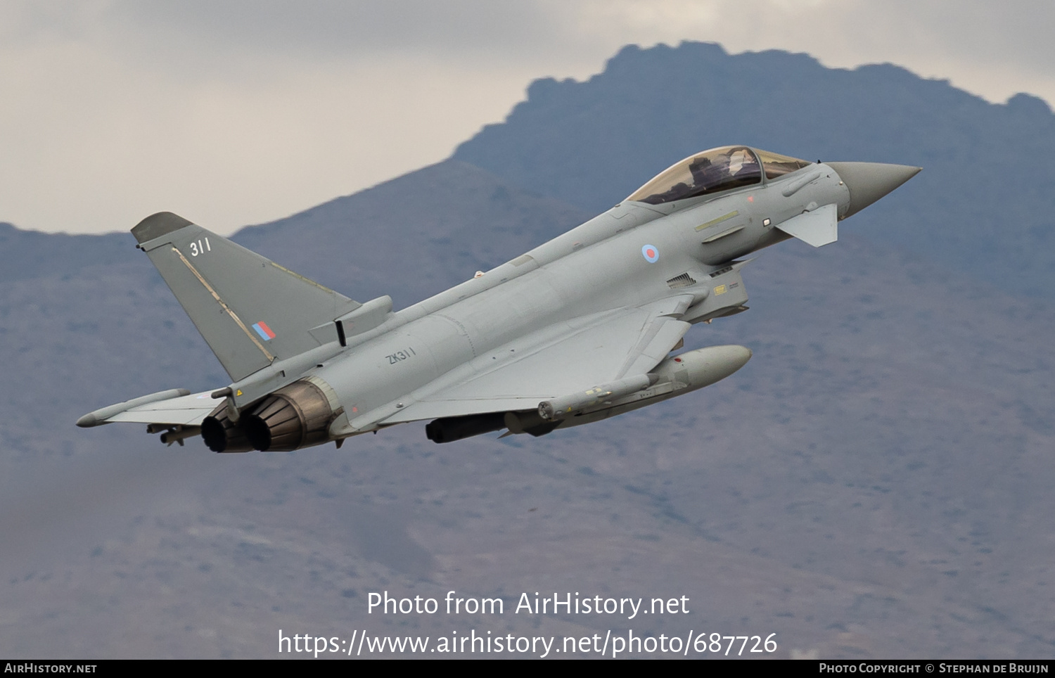 Aircraft Photo of ZK311 | Eurofighter EF-2000 Typhoon FGR4 | UK - Air Force | AirHistory.net #687726