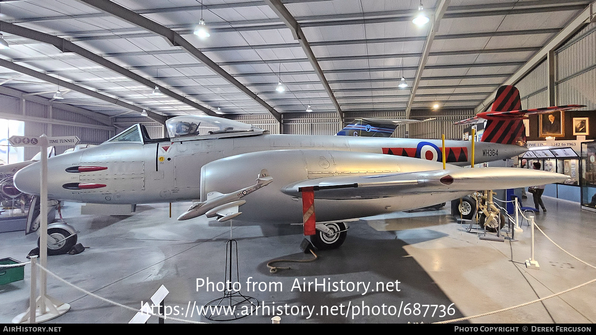 Aircraft Photo of WH364 | Gloster Meteor F8 | UK - Air Force | AirHistory.net #687736