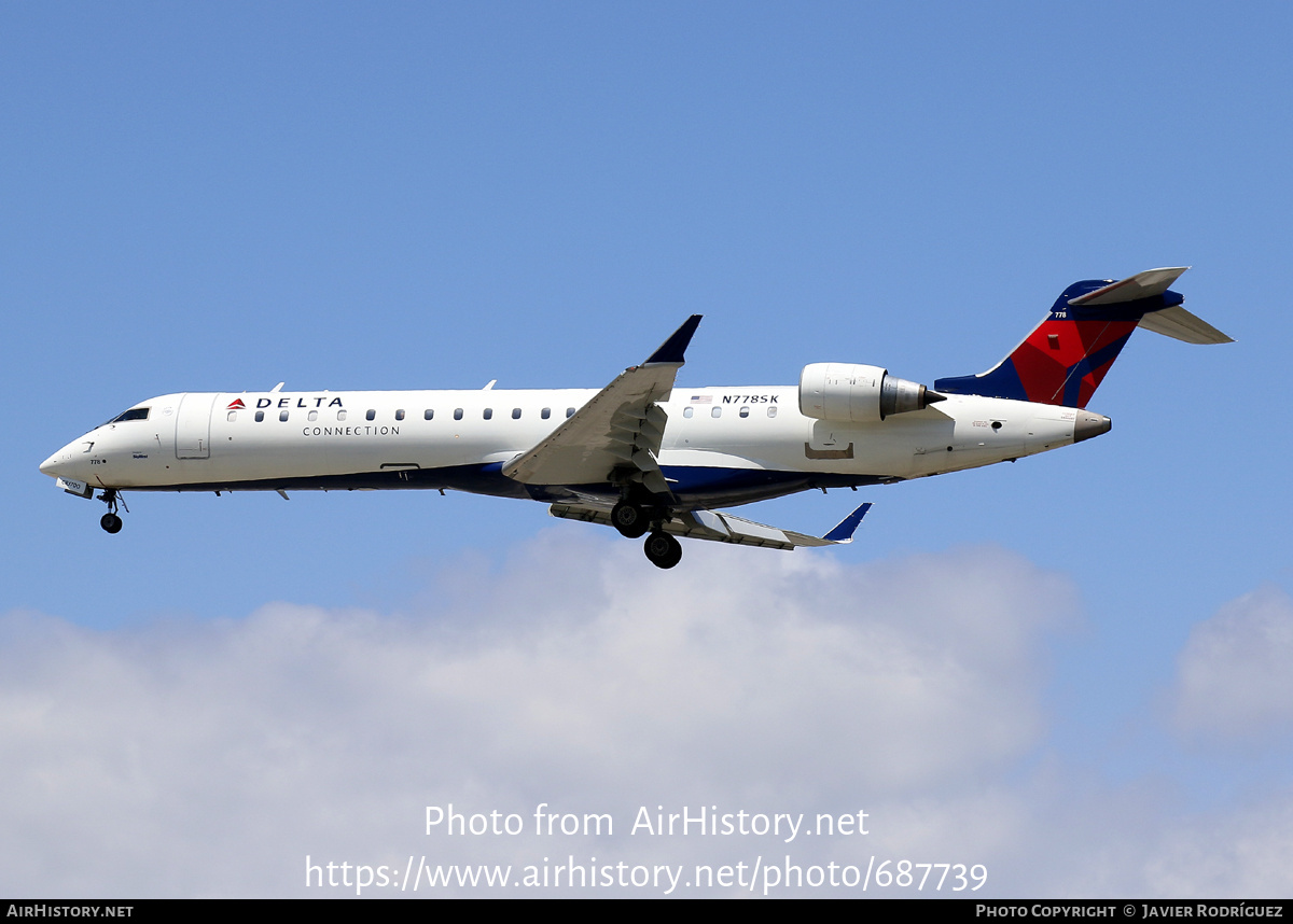 Aircraft Photo of N778SK | Bombardier CRJ-701ER (CL-600-2C10) | Delta Connection | AirHistory.net #687739