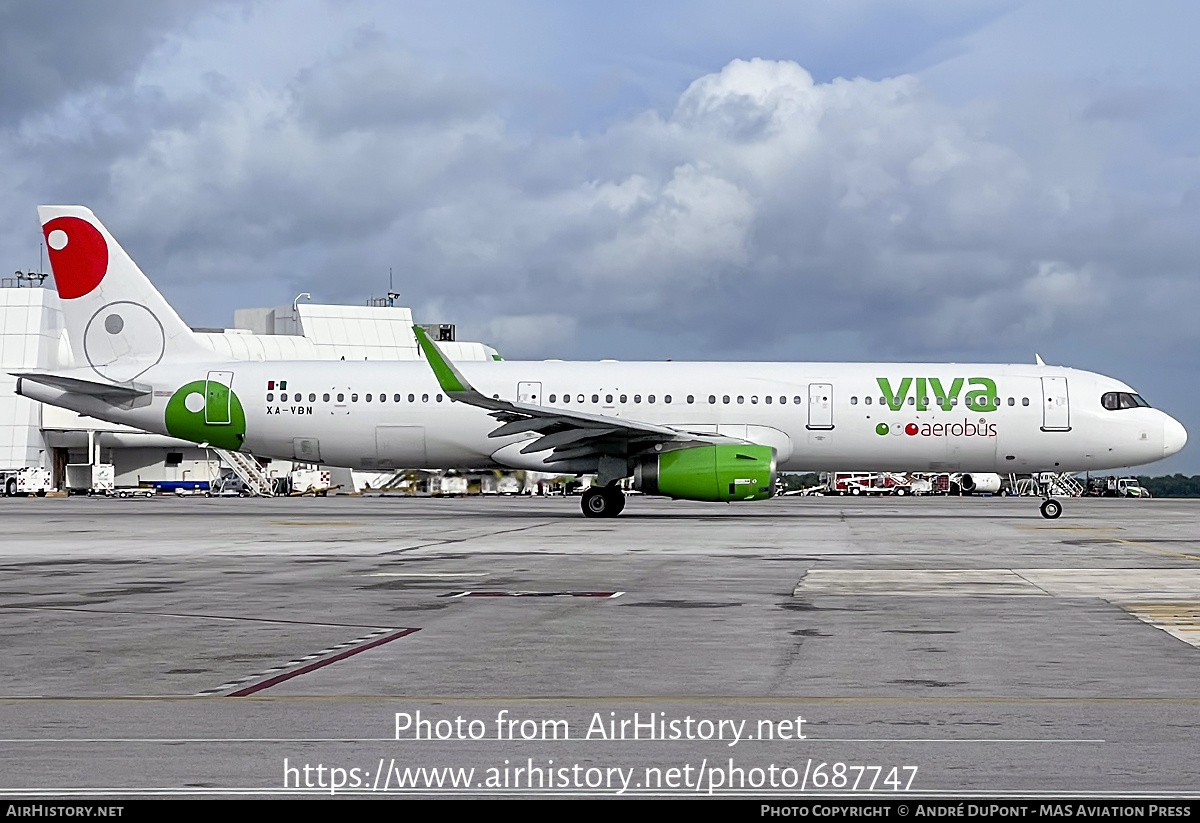 Aircraft Photo of XA-VBN | Airbus A321-231 | Viva Aerobús | AirHistory.net #687747