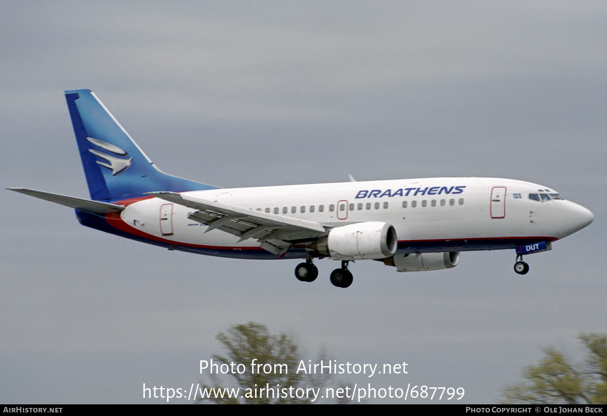 Aircraft Photo of SE-DUT | Boeing 737-548 | Braathens | AirHistory.net #687799