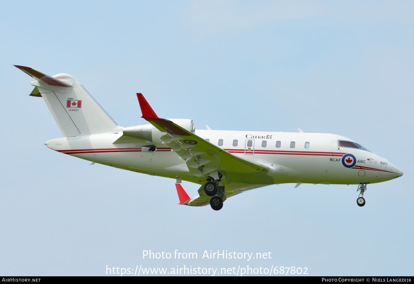 Aircraft Photo of 144620 | Bombardier Challenger 650 (CL-600-2B16) | Canada - Air Force | AirHistory.net #687802