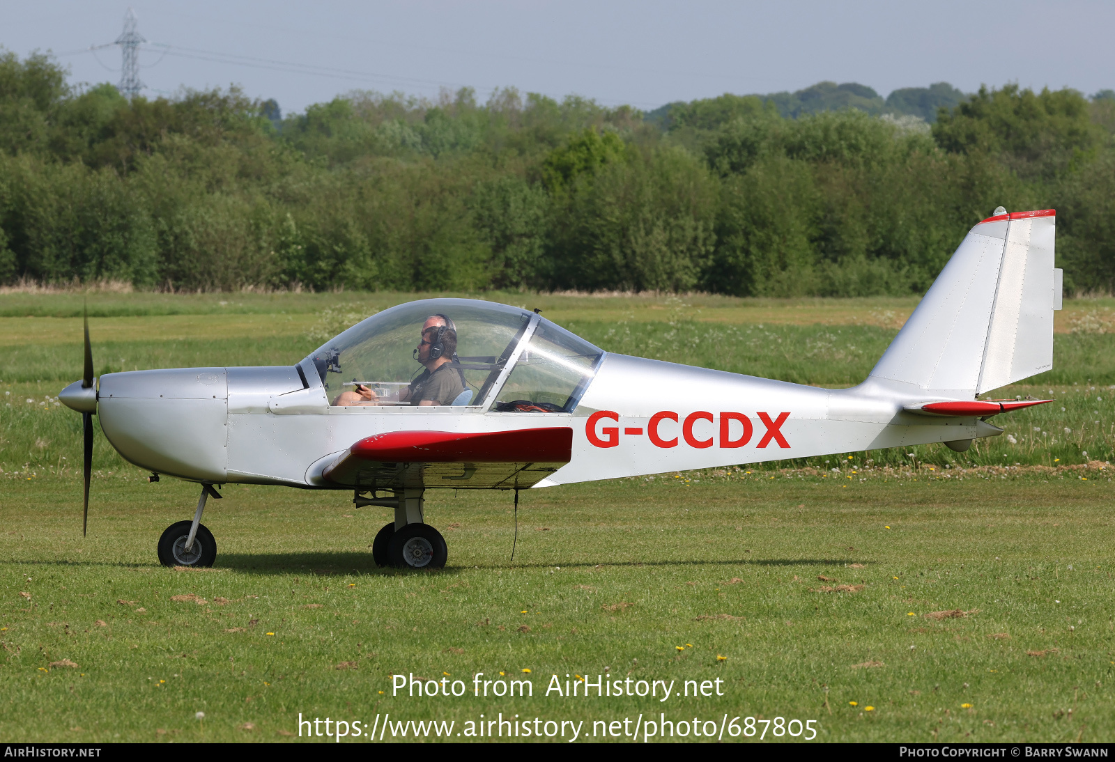 Aircraft Photo of G-CCDX | Evektor-Aerotechnik EV-97 Eurostar | AirHistory.net #687805