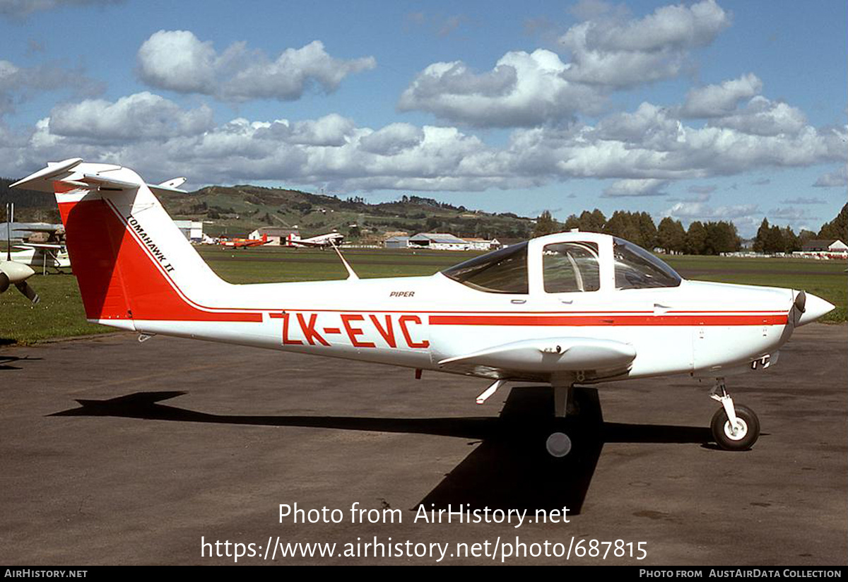Aircraft Photo of ZK-EVC | Piper PA-38-112 Tomahawk II | AirHistory.net #687815