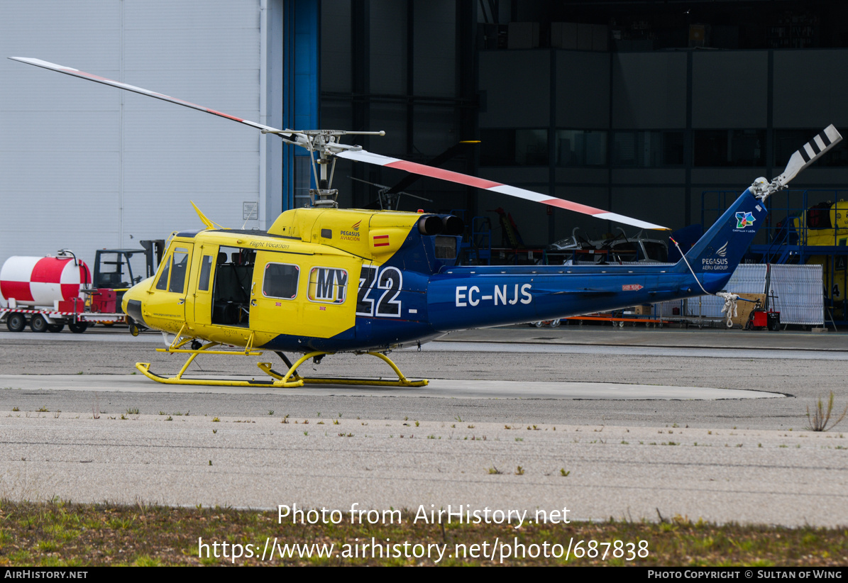 Aircraft Photo of EC-NJS | Bell 212 AH.1 | Pegasus Aviación | AirHistory.net #687838