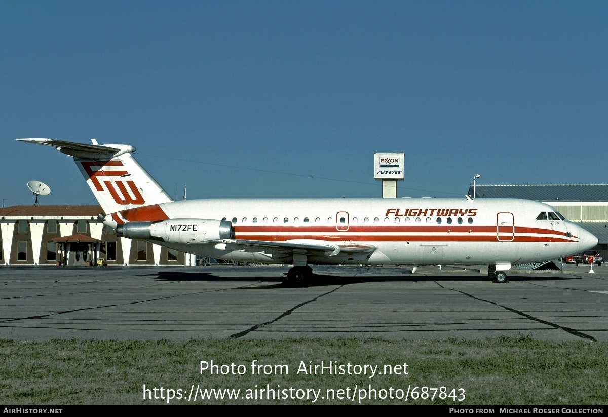 Aircraft Photo of N172FE | BAC 111-401AK One-Eleven | Flightways | AirHistory.net #687843