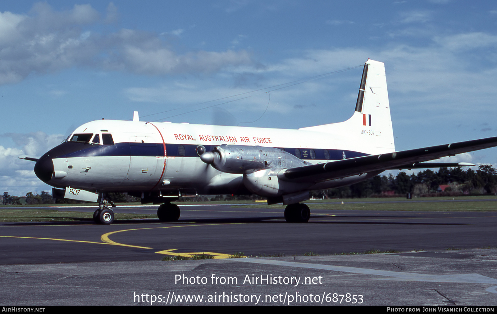 Aircraft Photo of A10-607 | Hawker Siddeley HS-748 Srs2/229 | Australia - Air Force | AirHistory.net #687853