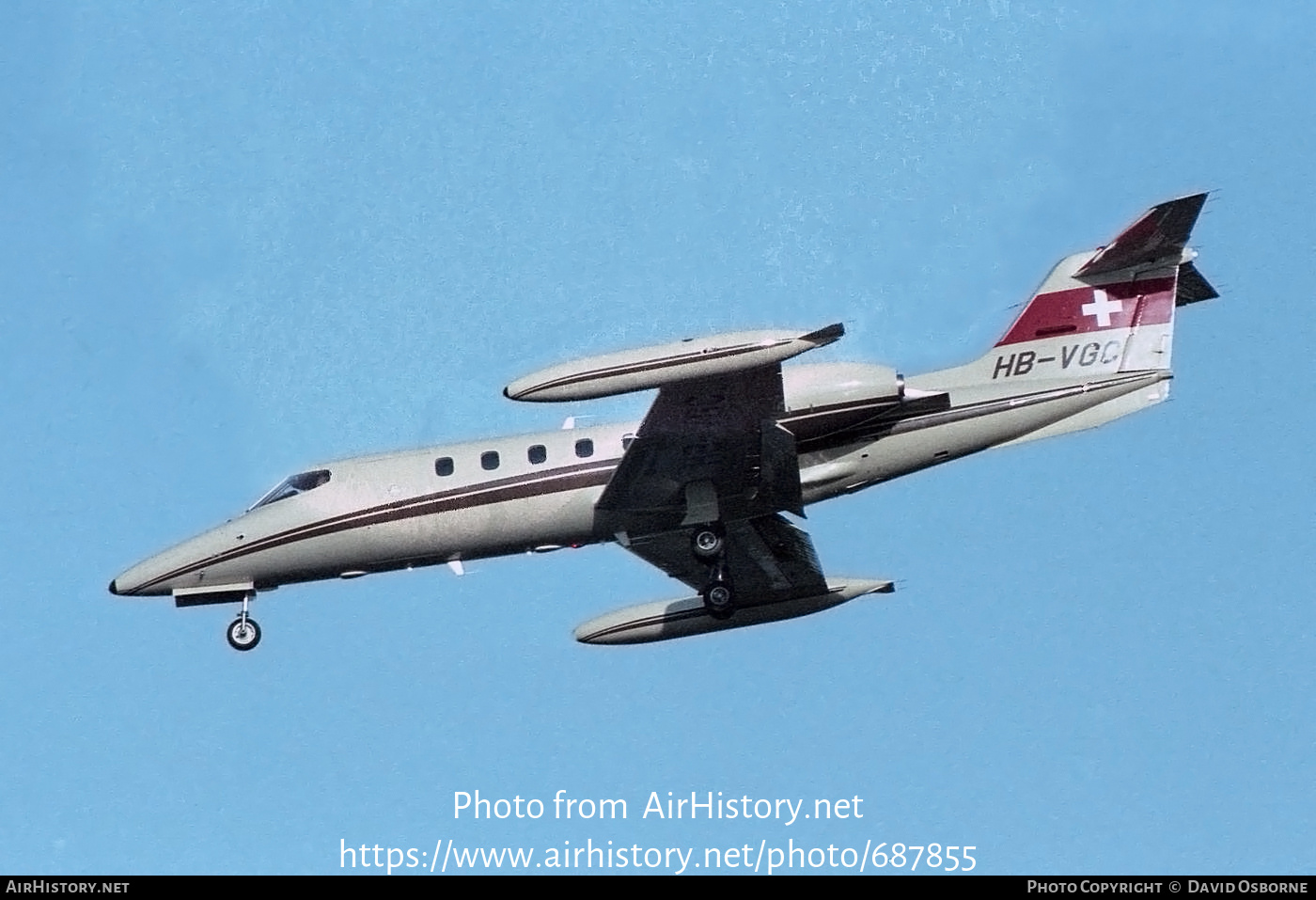 Aircraft Photo of HB-VGC | Gates Learjet 35A | AirHistory.net #687855