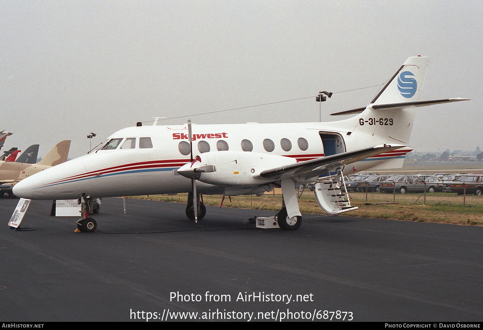 Aircraft Photo of G-31-629 / VH-OSW | British Aerospace BAe-3107 Jetstream 31 | Skywest Airlines | AirHistory.net #687873