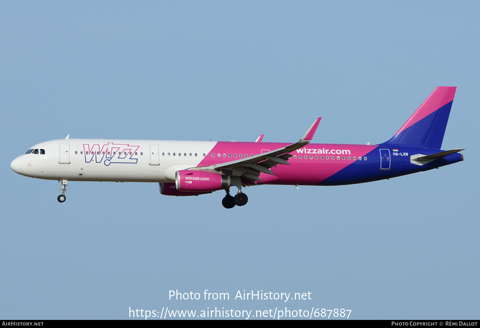 Aircraft Photo of HA-LXN | Airbus A321-231 | Wizz Air | AirHistory.net #687887