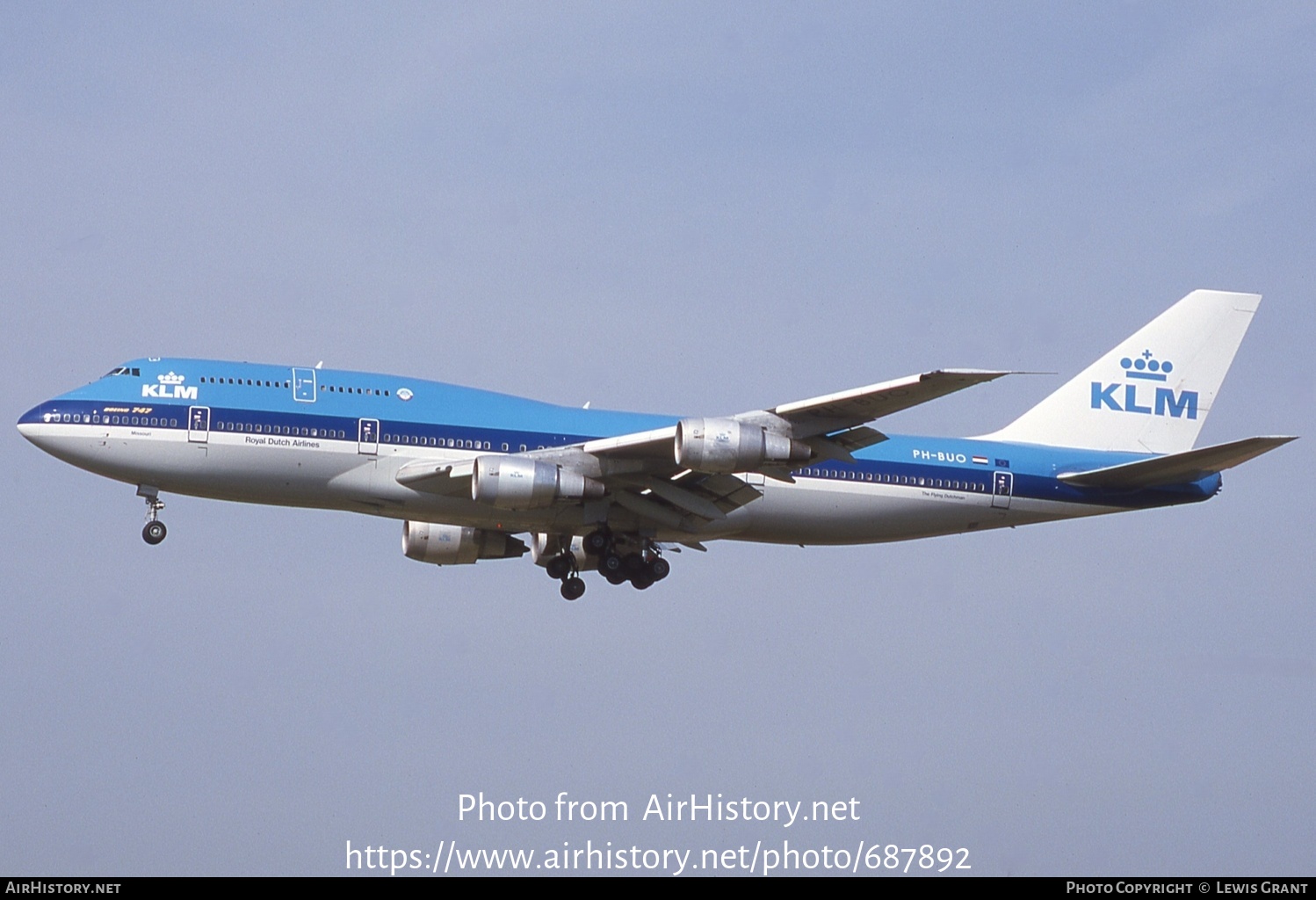 Aircraft Photo of PH-BUO | Boeing 747-206B(SUD) | KLM - Royal Dutch ...