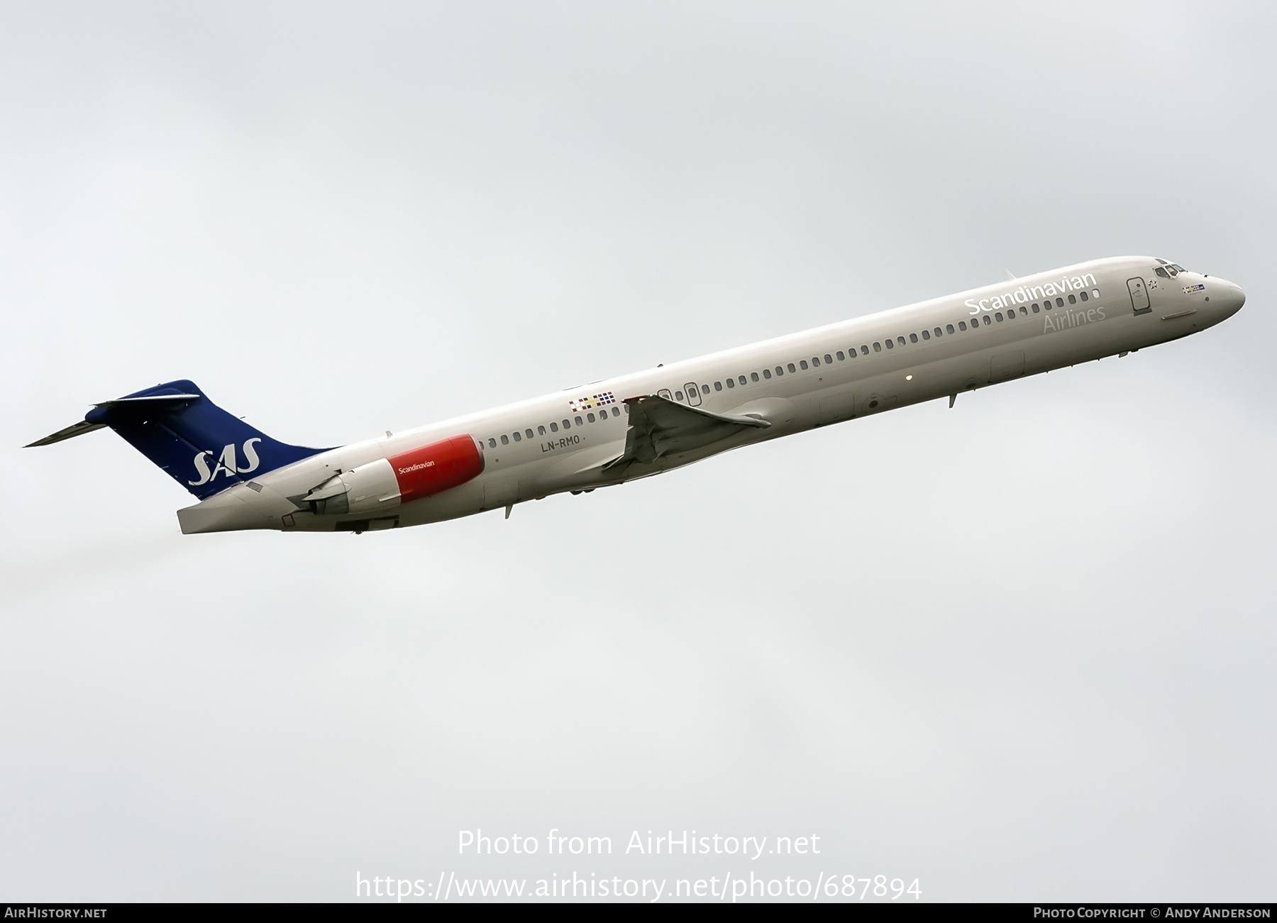 Aircraft Photo of LN-RMO | McDonnell Douglas MD-81 (DC-9-81) | Scandinavian Airlines - SAS | AirHistory.net #687894