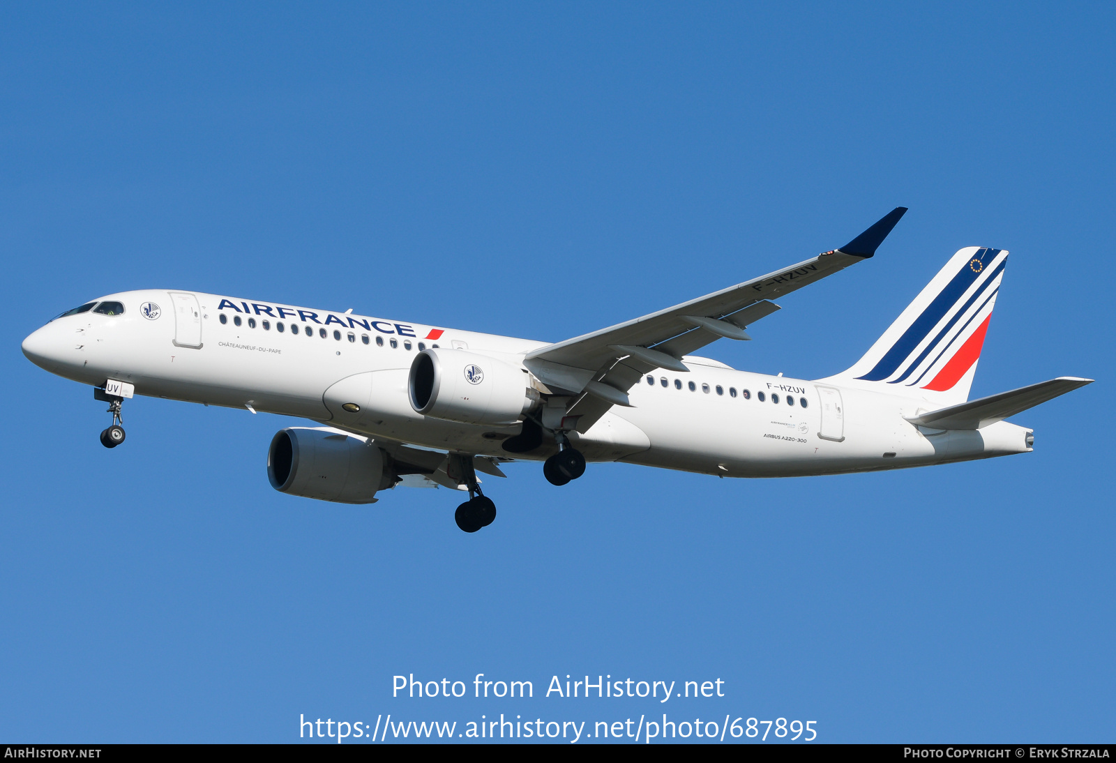 Aircraft Photo of F-HZUV | Airbus A220-371 (BD-500-1A11) | Air France | AirHistory.net #687895