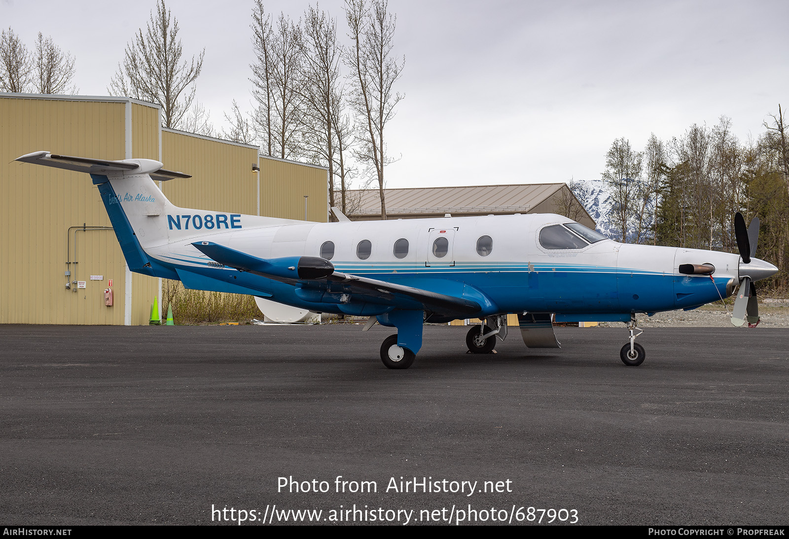 Aircraft Photo of N708RE | Pilatus PC-12/47 | Everts Air Alaska | AirHistory.net #687903