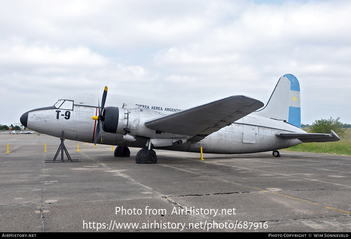 Aircraft Photo of T-9 | Vickers 615 Viking 1B | Argentina - Air Force | AirHistory.net #687916