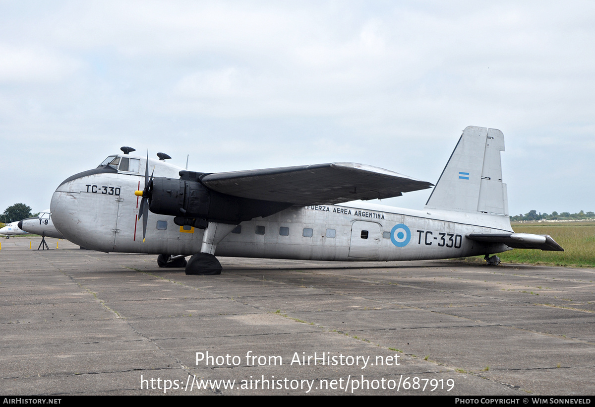 Aircraft Photo of TC-330 | Bristol 170 Freighter Mk1A | Argentina - Air Force | AirHistory.net #687919