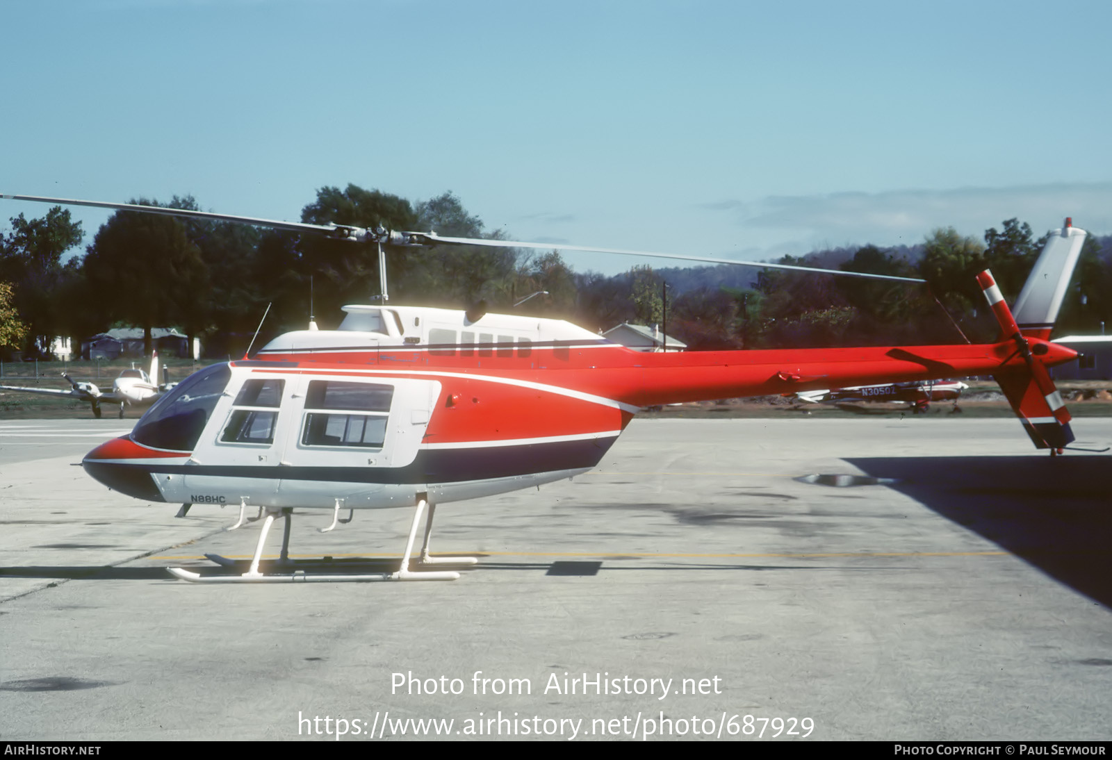 Aircraft Photo of N88HC | Bell 206B-2 JetRanger II | AirHistory.net #687929