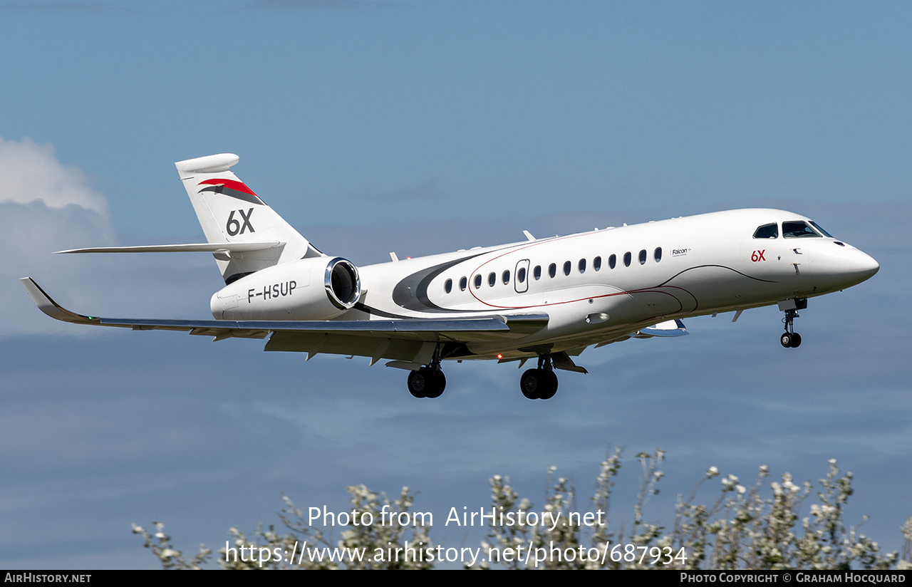 Aircraft Photo of F-HSUP | Dassault Falcon 6X | AirHistory.net #687934