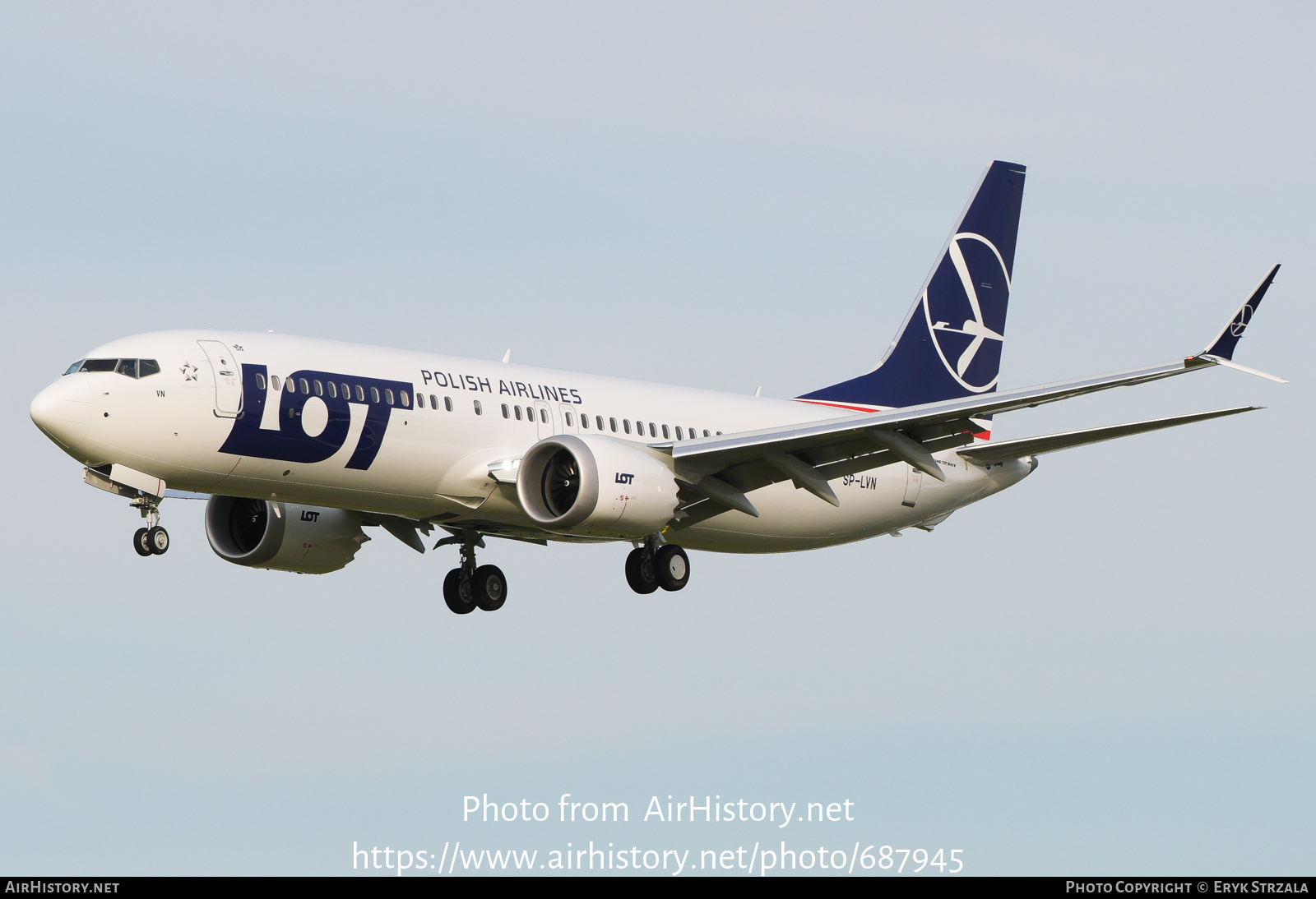 Aircraft Photo of SP-LVN | Boeing 737-8 Max 8 | LOT Polish Airlines - Polskie Linie Lotnicze | AirHistory.net #687945