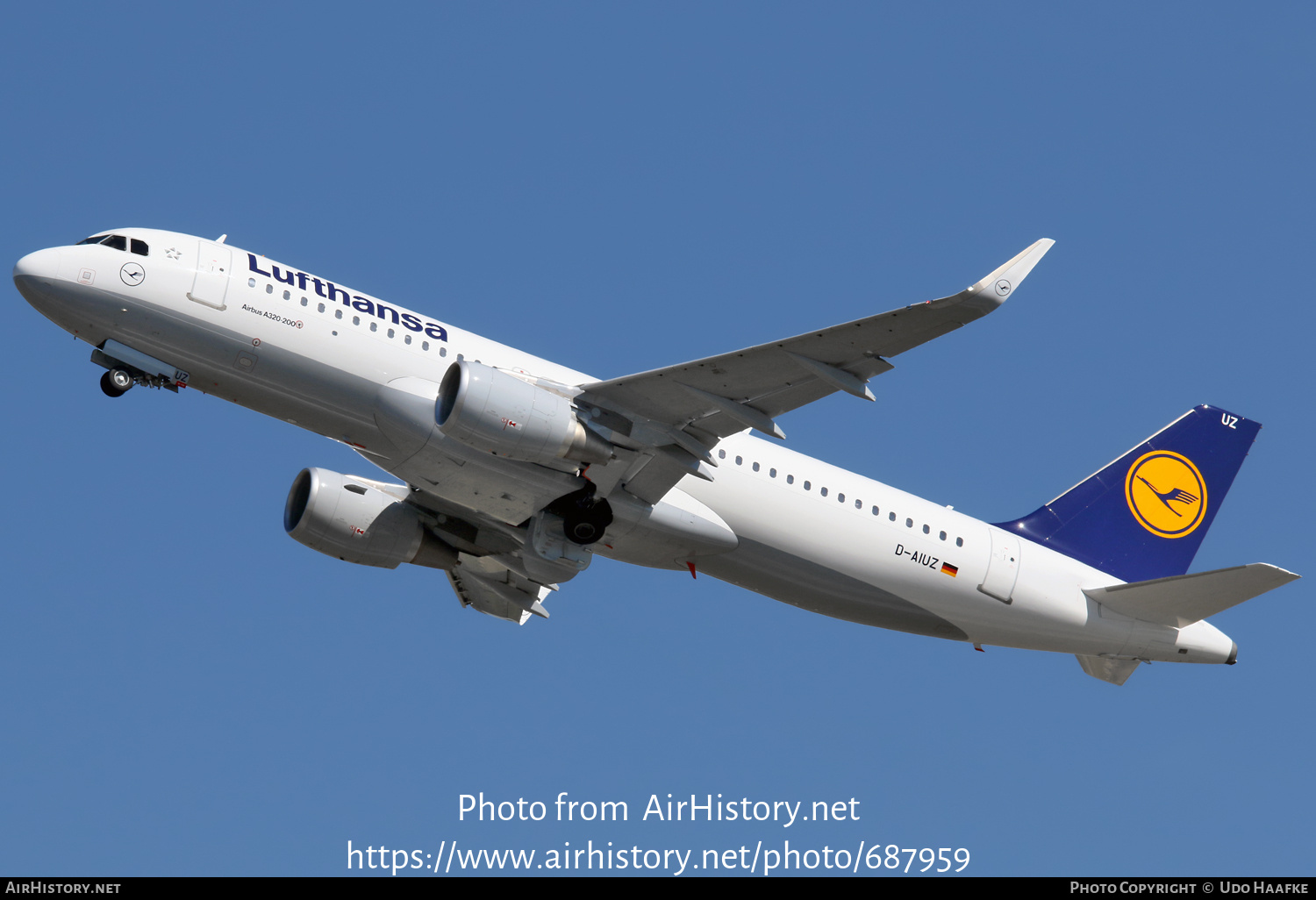 Aircraft Photo of D-AIUZ | Airbus A320-214 | Lufthansa | AirHistory.net #687959