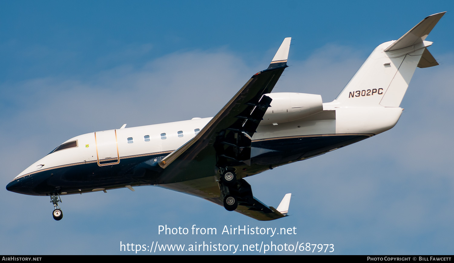 Aircraft Photo of N302PC | Canadair Challenger 600S (CL-600-1A11) | AirHistory.net #687973