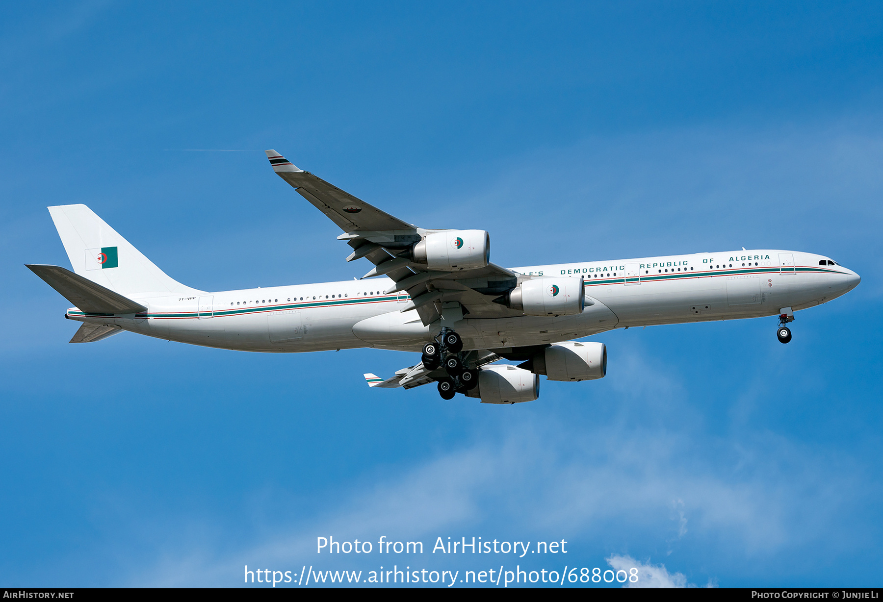 Aircraft Photo of 7T-VPP | Airbus A340-541 | Algeria - Air Force | AirHistory.net #688008