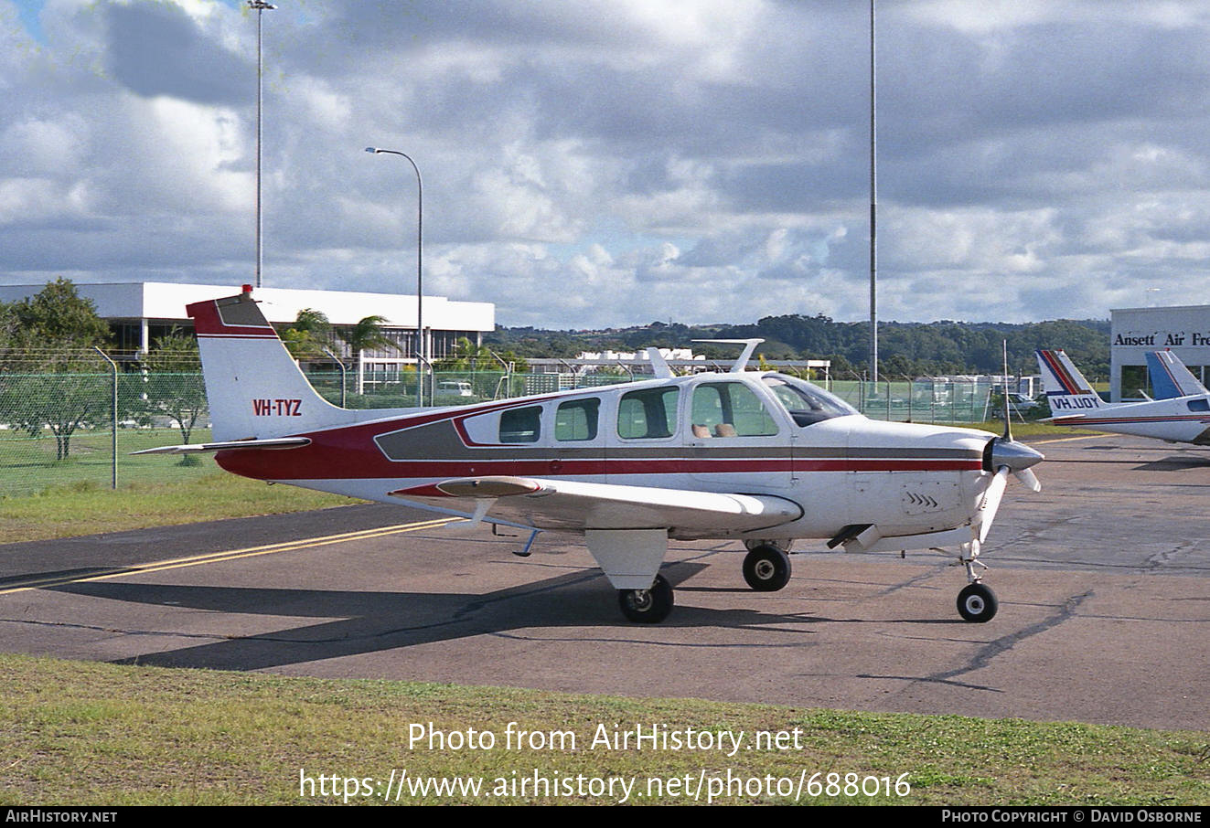 Aircraft Photo of VH-TYZ | Beech 36 Bonanza 36 | AirHistory.net #688016