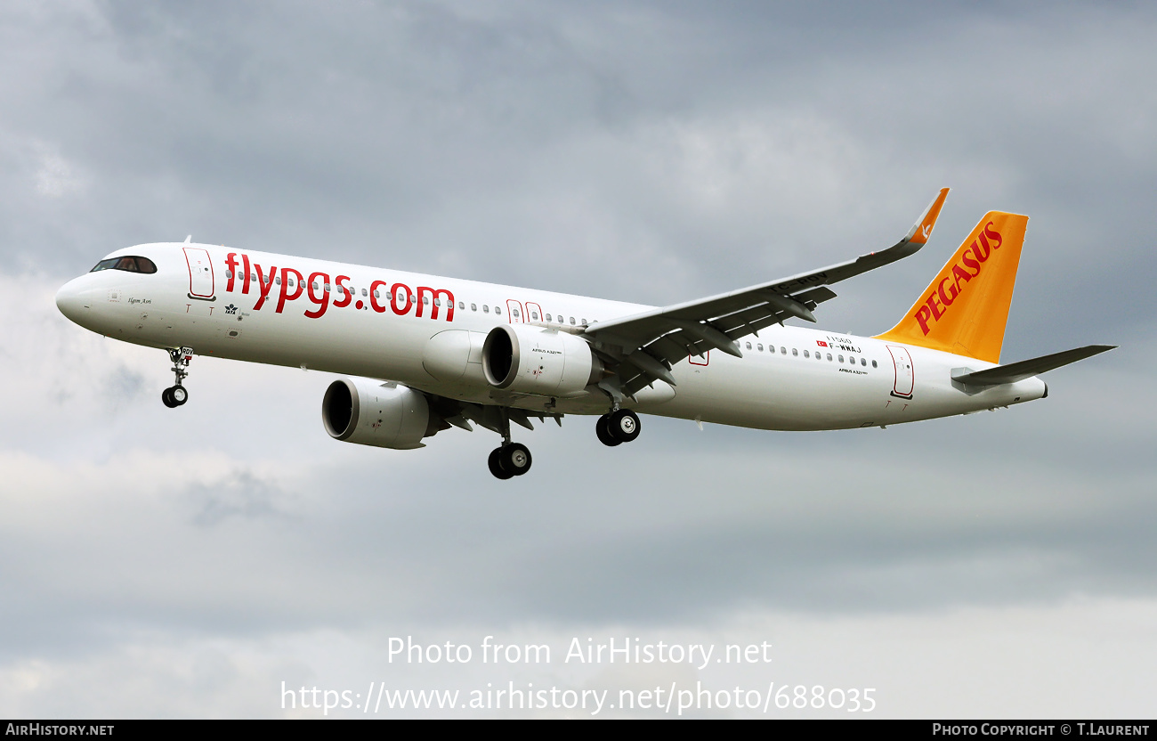 Aircraft Photo of F-WWAJ | Airbus A321-251NX | Pegasus Airlines | AirHistory.net #688035