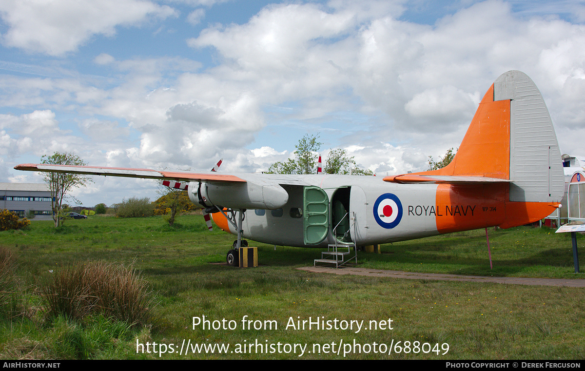 Aircraft Photo of WP314 | Percival P.57 Sea Prince T.1 | UK - Navy | AirHistory.net #688049