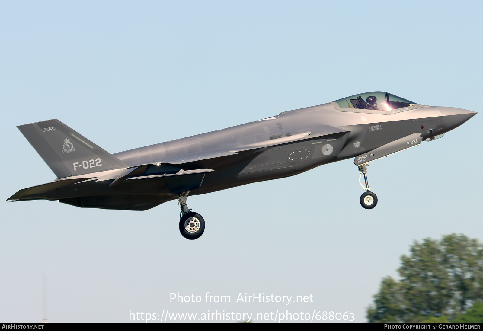 Aircraft Photo of F-022 | Lockheed Martin F-35A Lightning II | Netherlands - Air Force | AirHistory.net #688063