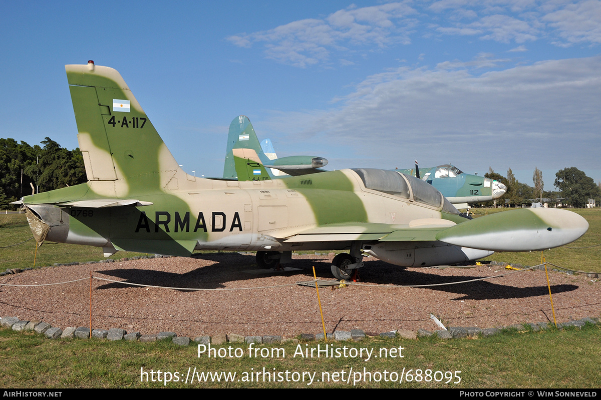 Aircraft Photo of 0768 | Aermacchi MB-339AA | Argentina - Navy | AirHistory.net #688095