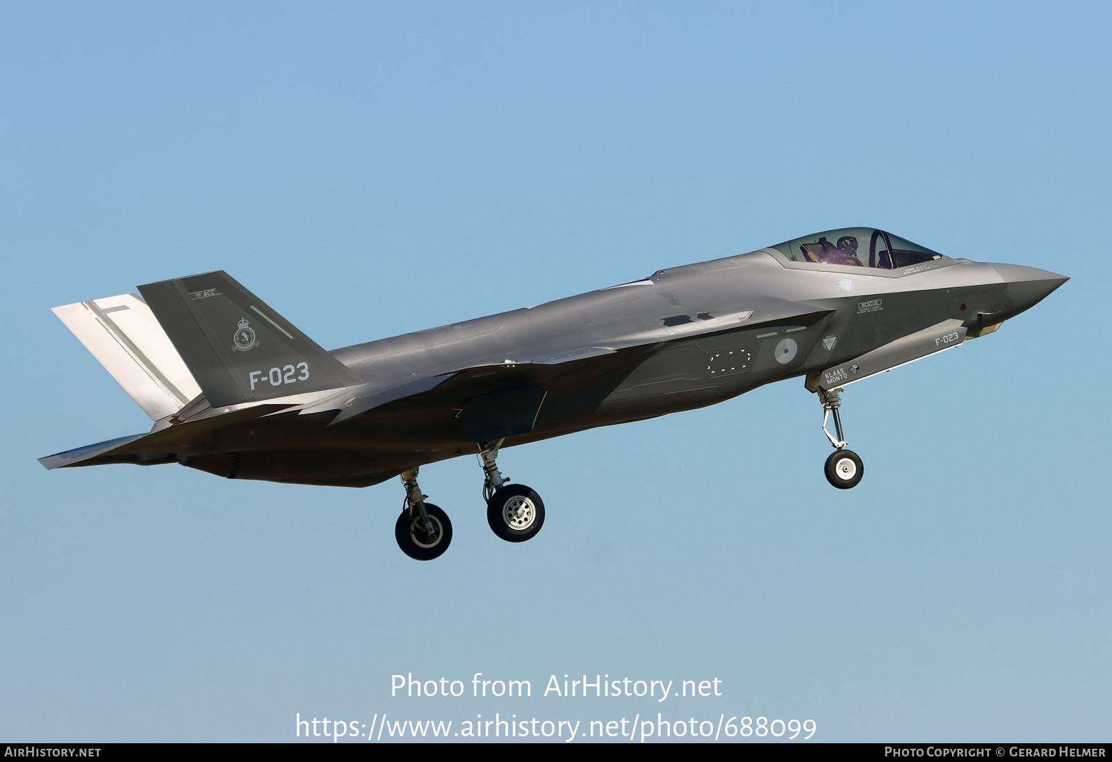 Aircraft Photo of F-023 | Lockheed Martin F-35A Lightning II | Netherlands - Air Force | AirHistory.net #688099