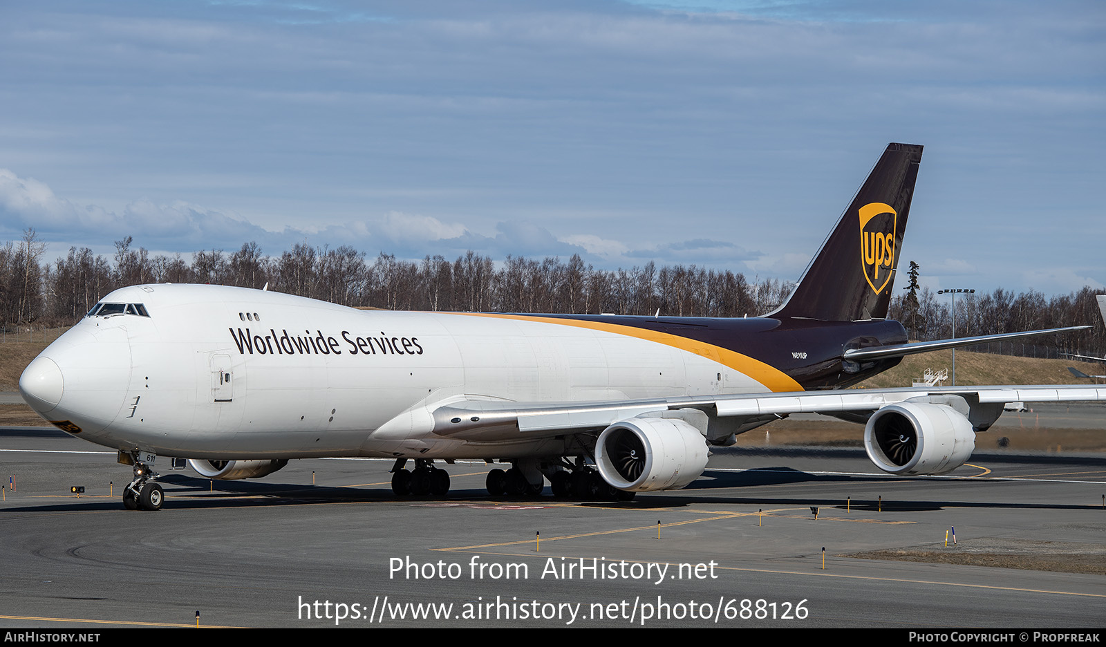 Aircraft Photo of N611UP | Boeing 747-8F | United Parcel Service - UPS | AirHistory.net #688126