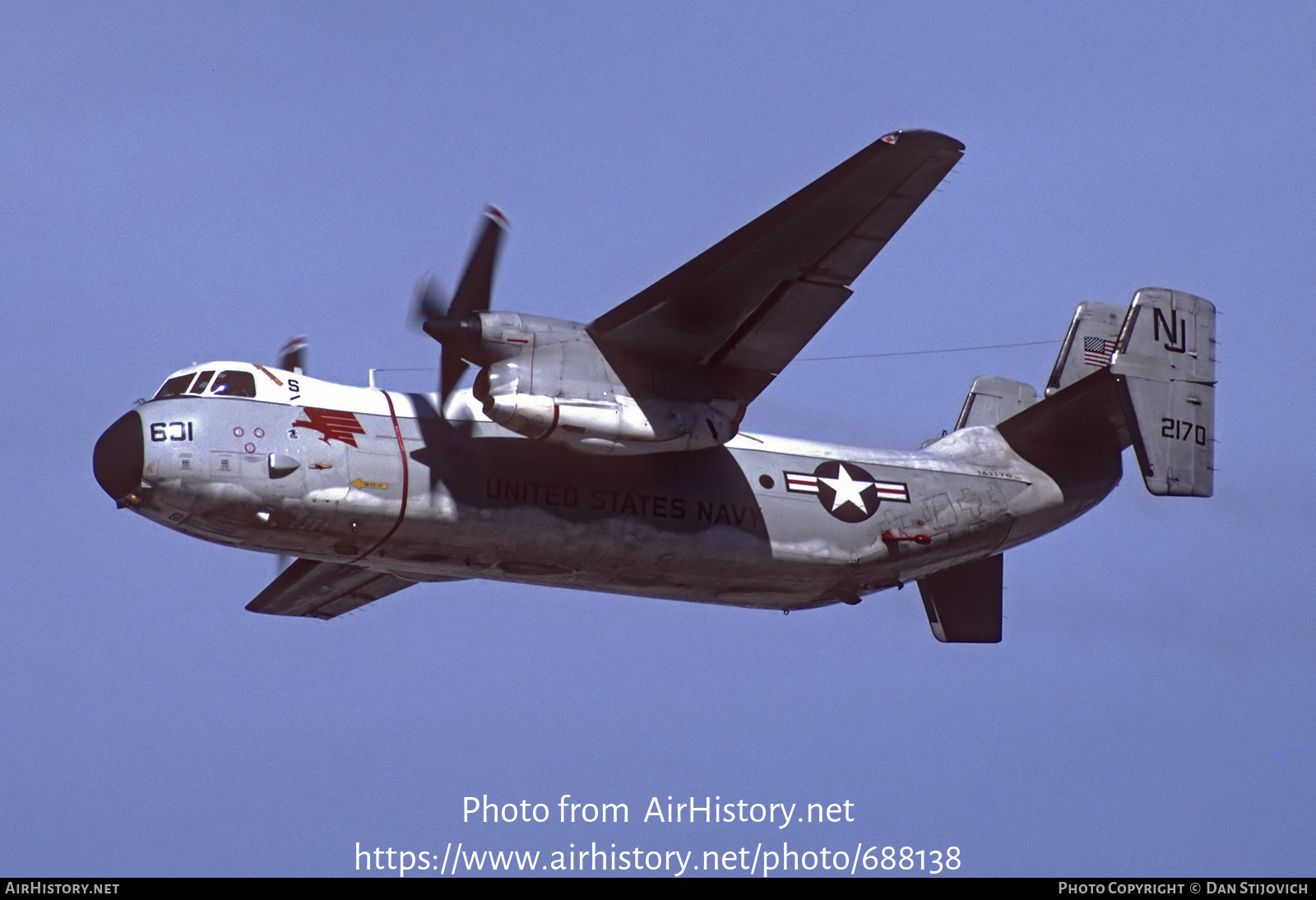 Aircraft Photo of 162170 / 2170 | Grumman C-2A Greyhound | USA - Navy | AirHistory.net #688138