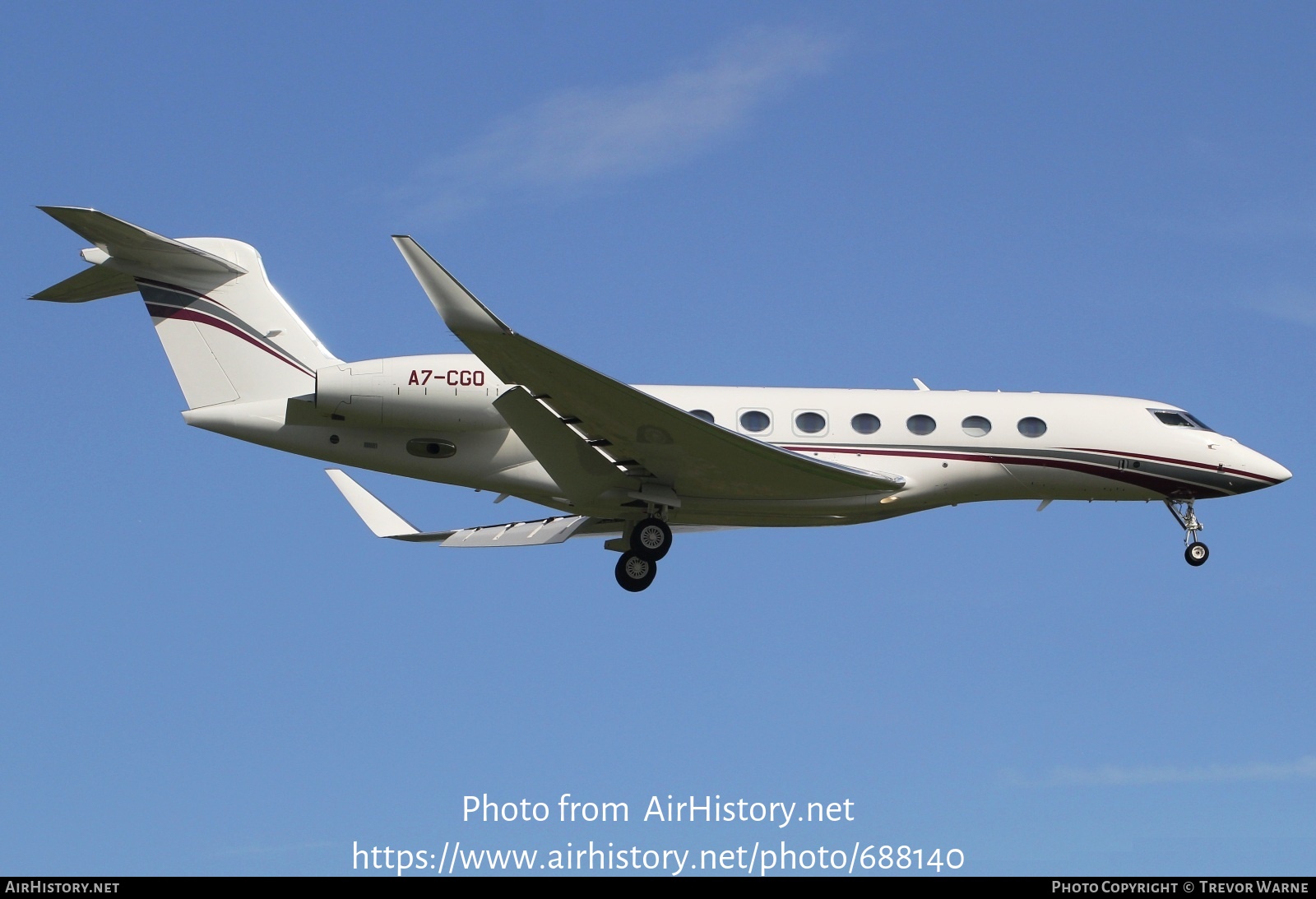 Aircraft Photo of A7-CGO | Gulfstream Aerospace G650ER (G-VI) | AirHistory.net #688140