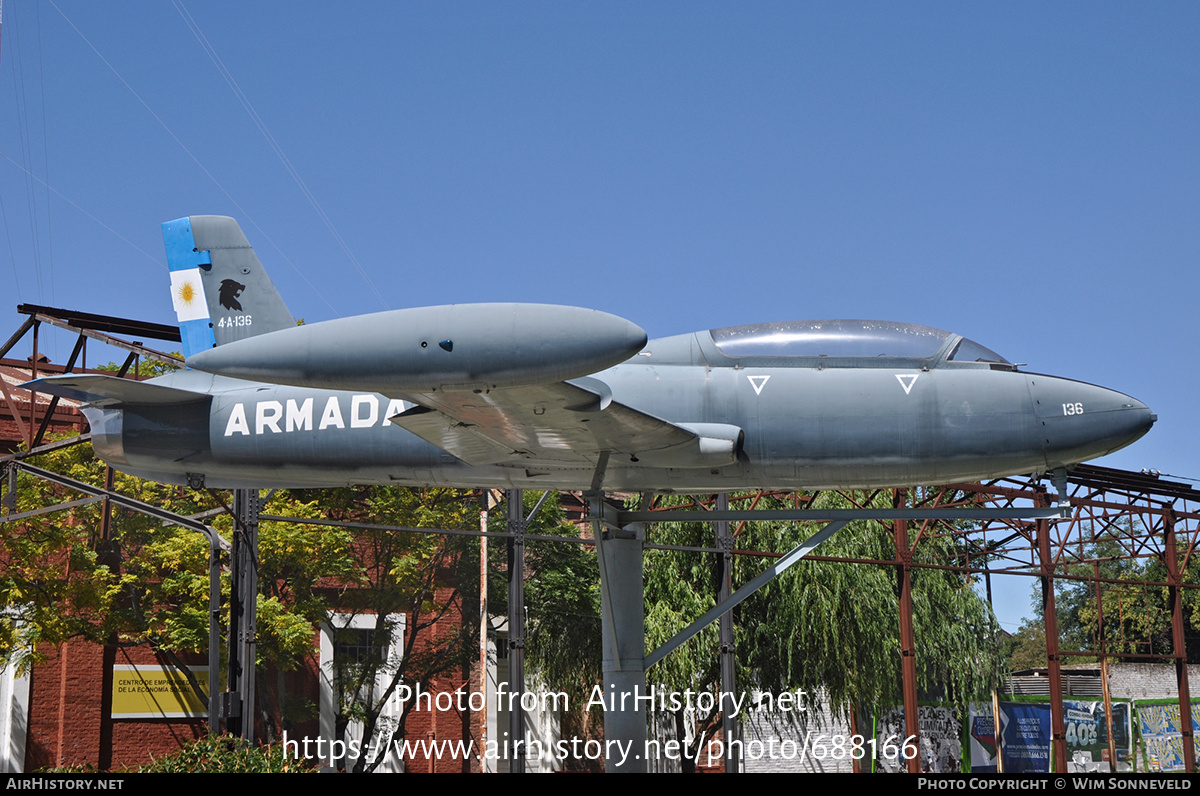 Aircraft Photo of 0781 | Embraer EMB-326 Xavante | Argentina - Navy | AirHistory.net #688166