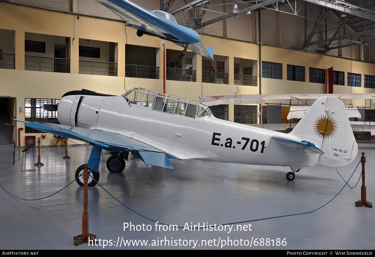 Aircraft Photo of EA-701 | FMA IA-22 DL | Argentina - Air Force | AirHistory.net #688186