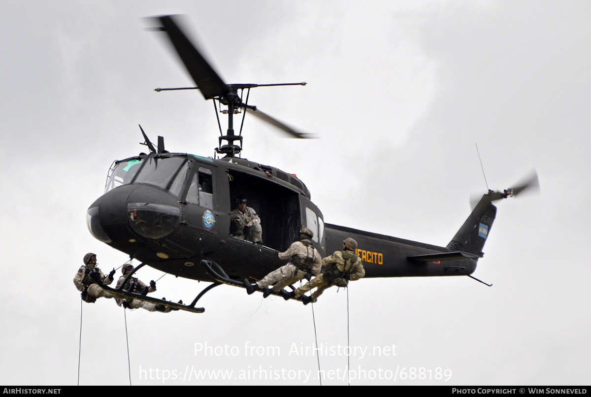 Aircraft Photo of AE-490 | Bell UH-1H Iroquois | Argentina - Army | AirHistory.net #688189