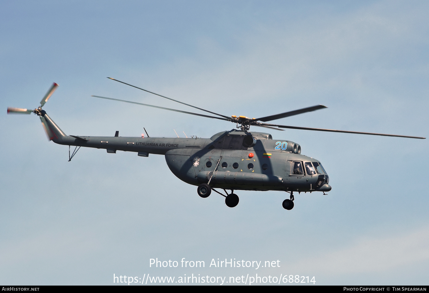 Aircraft Photo of 20 blue | Mil Mi-8T | Lithuania - Air Force | AirHistory.net #688214