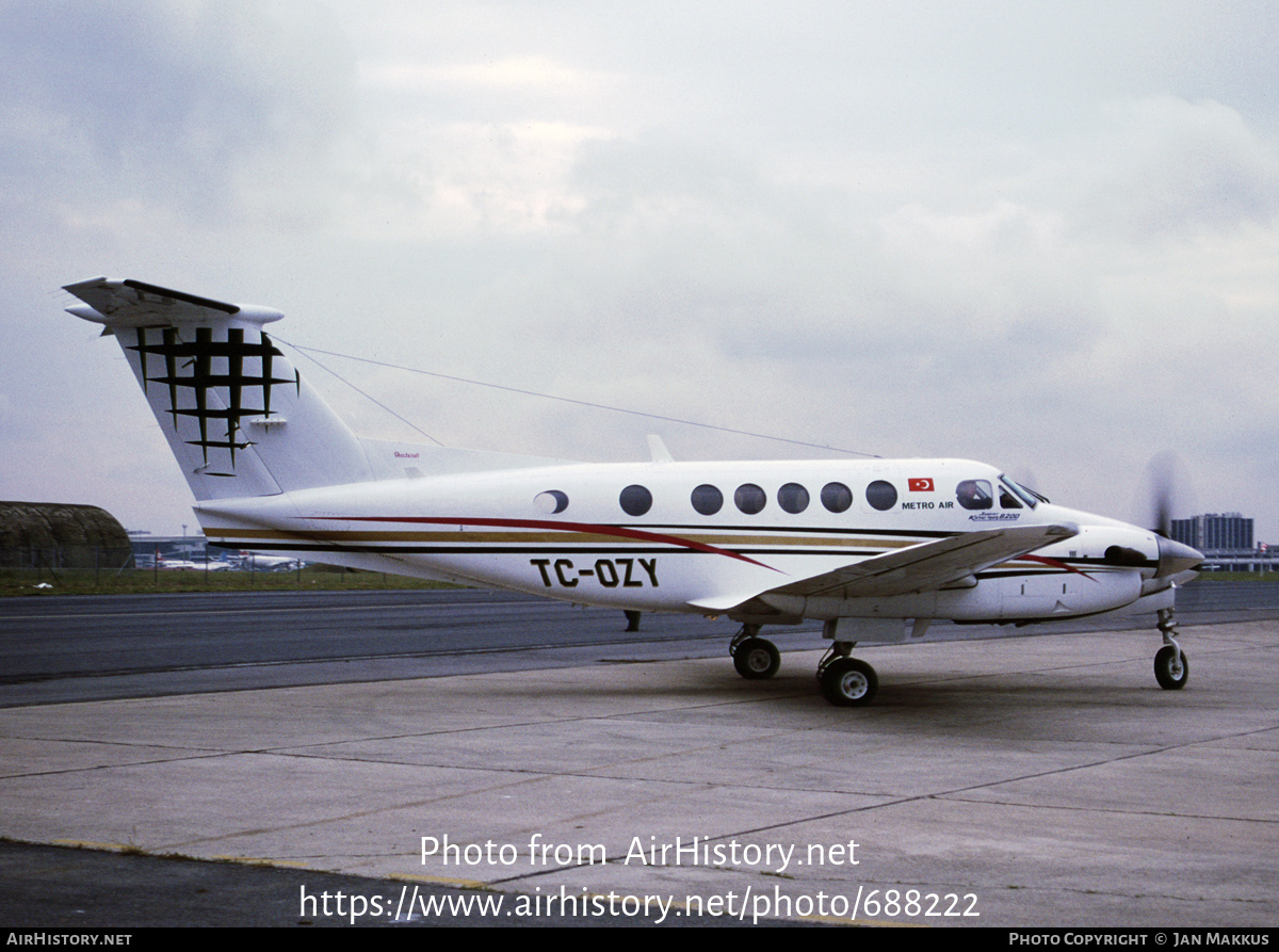 Aircraft Photo of TC-OZY | Beech 200 Super King Air | Metro Air | AirHistory.net #688222