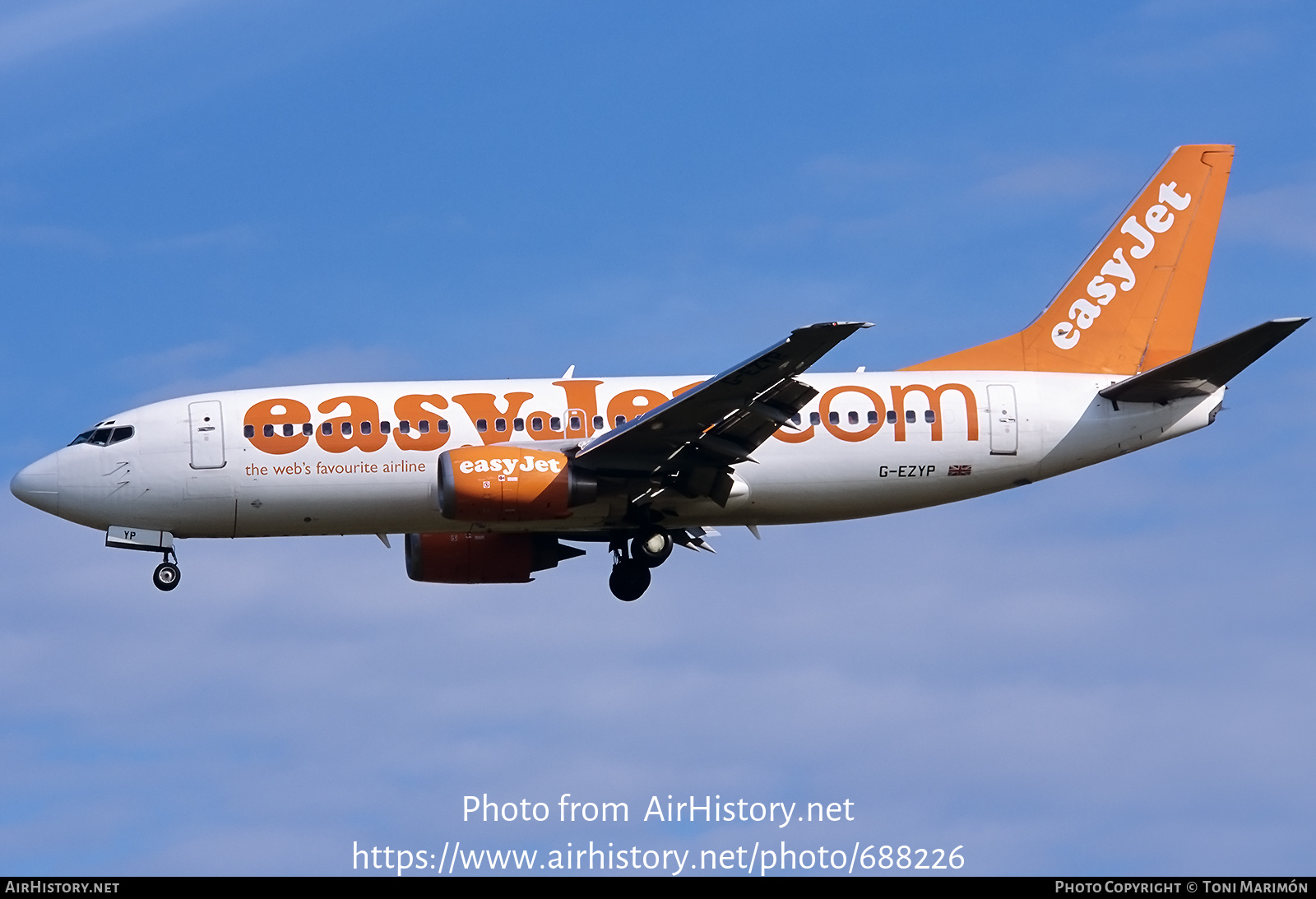 Aircraft Photo of G-EZYP | Boeing 737-33V | EasyJet | AirHistory.net #688226