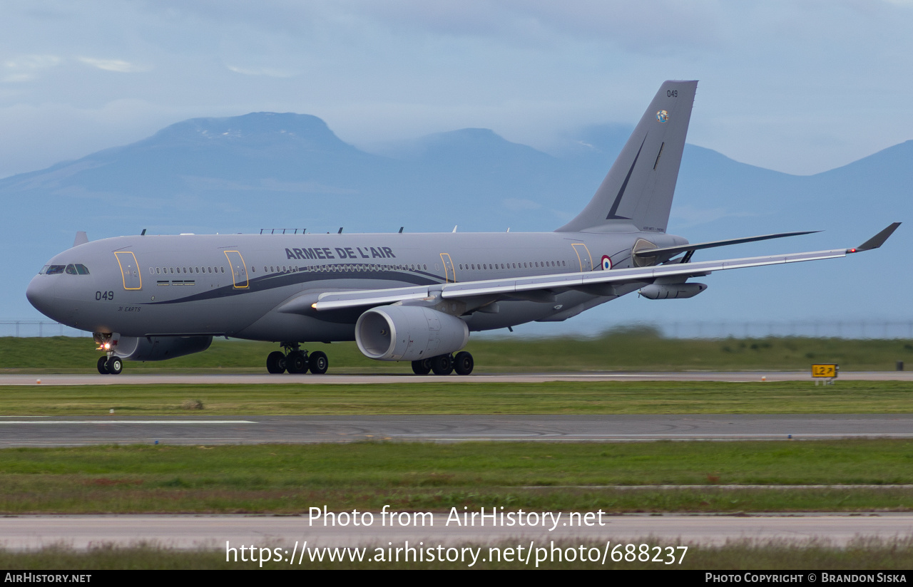 Aircraft Photo of 049 | Airbus A330-243MRTT | France - Air Force | AirHistory.net #688237