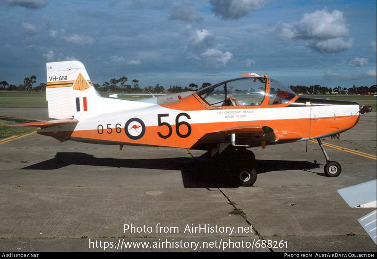 Aircraft Photo of VH-ANI / 056 | New Zealand CT-4A Airtrainer | Australia - Air Force | AirHistory.net #688261