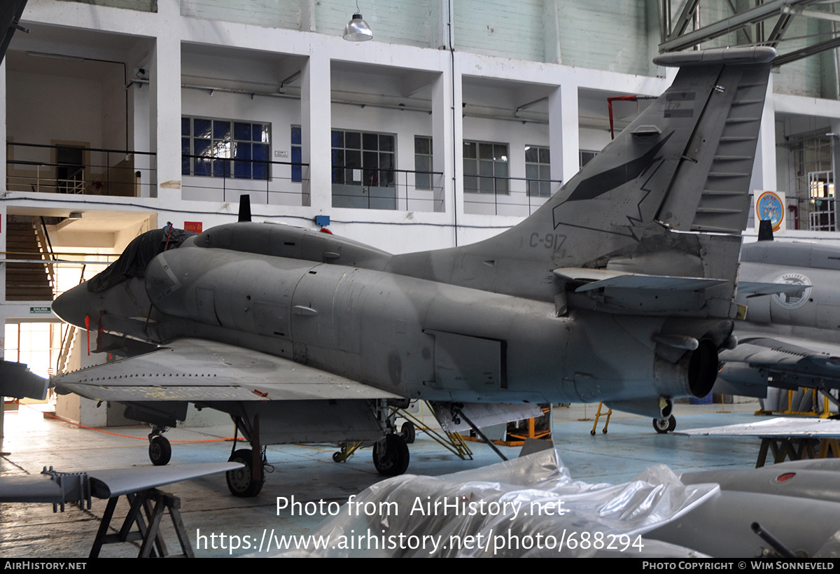 Aircraft Photo of C-917 | McDonnell Douglas A-4AR Skyhawk | Argentina - Air Force | AirHistory.net #688294