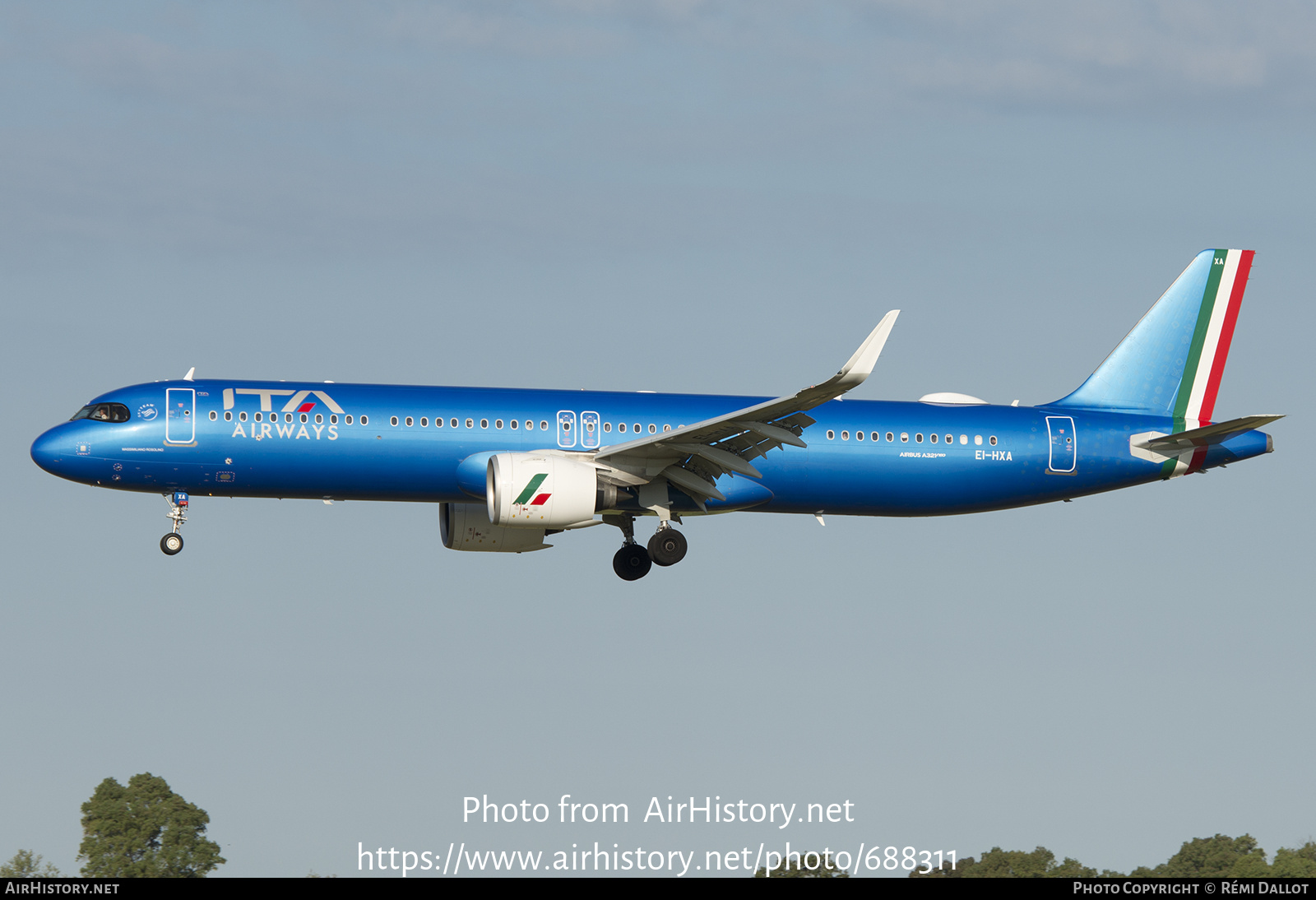 Aircraft Photo of EI-HXA | Airbus A321-271NX | ITA Airways | AirHistory.net #688311