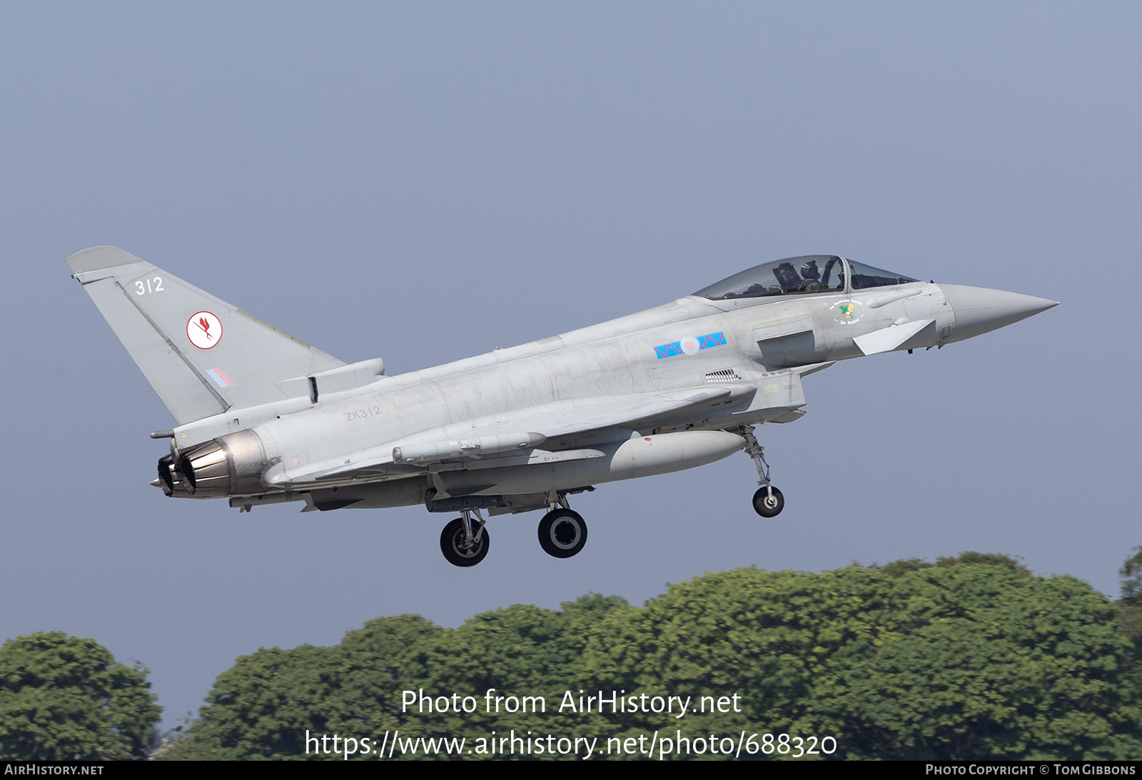 Aircraft Photo of ZK312 | Eurofighter EF-2000 Typhoon FGR4 | UK - Air Force | AirHistory.net #688320