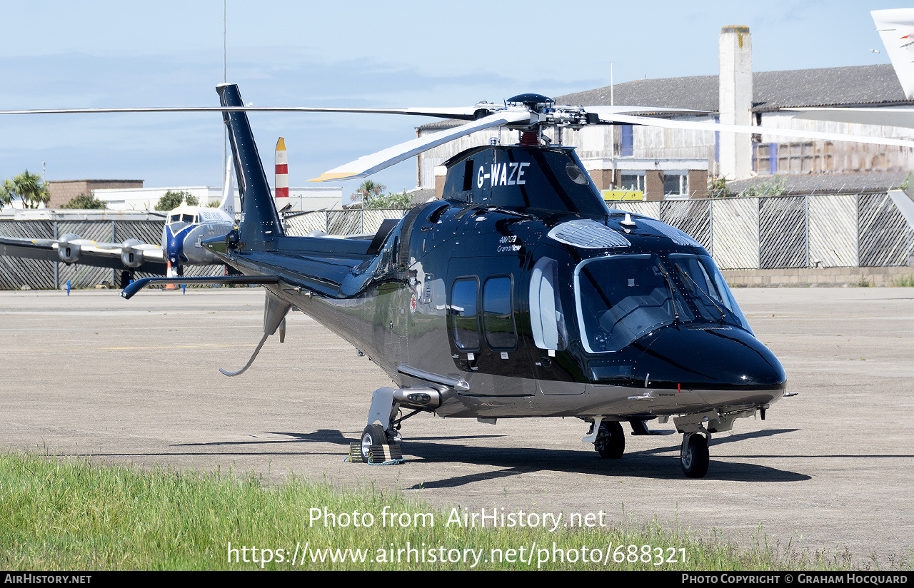 Aircraft Photo of G-WAZE | Leonardo AW-109SP Grand New | AirHistory.net #688321